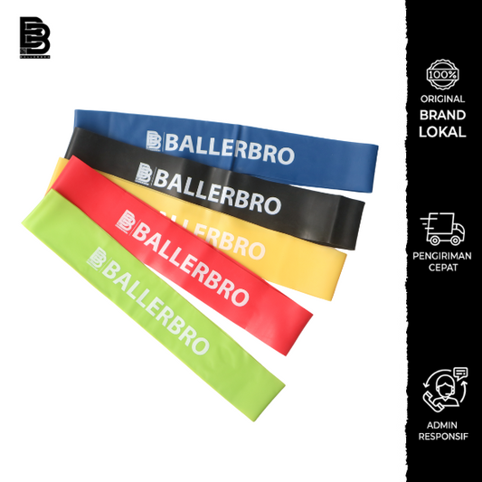 BALLERBRO Resistance Band Set Yoga / Olahraga / Senam / Gym / Basket
