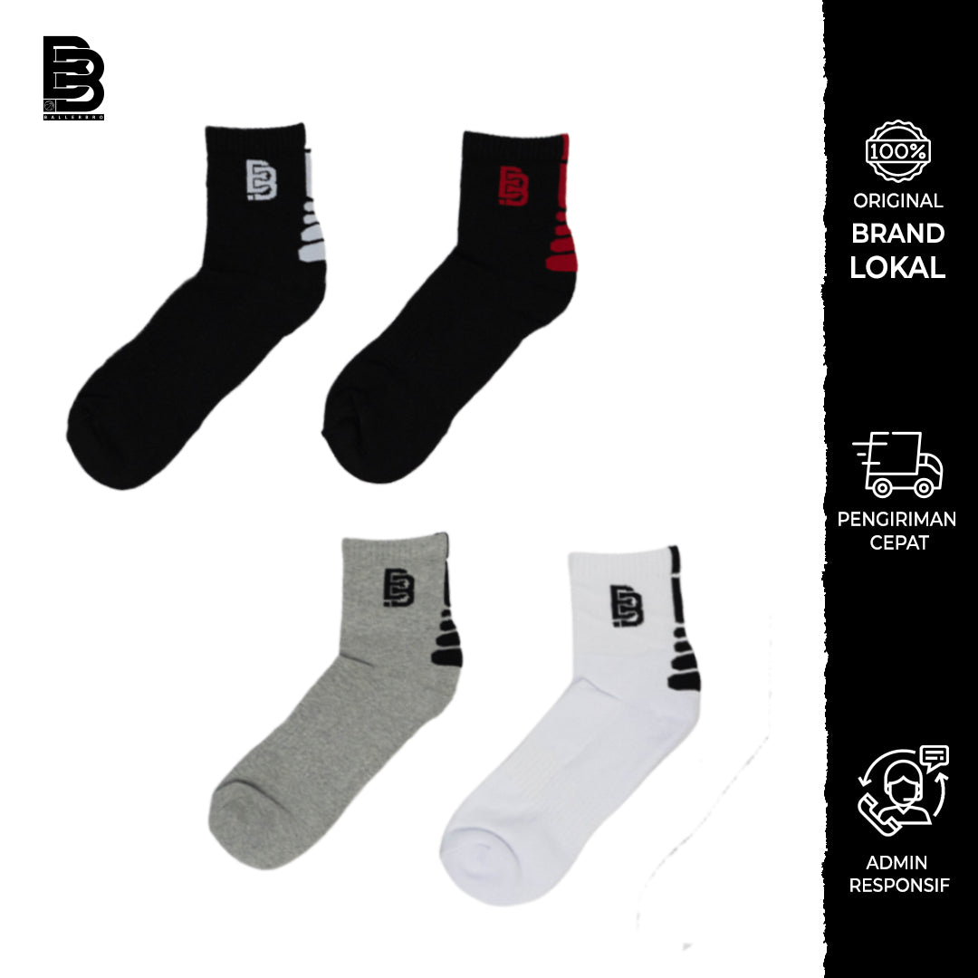 KAOS KAKI BASKET QUARTER BALLERBRO - Kaos Kaki Basket Pendek