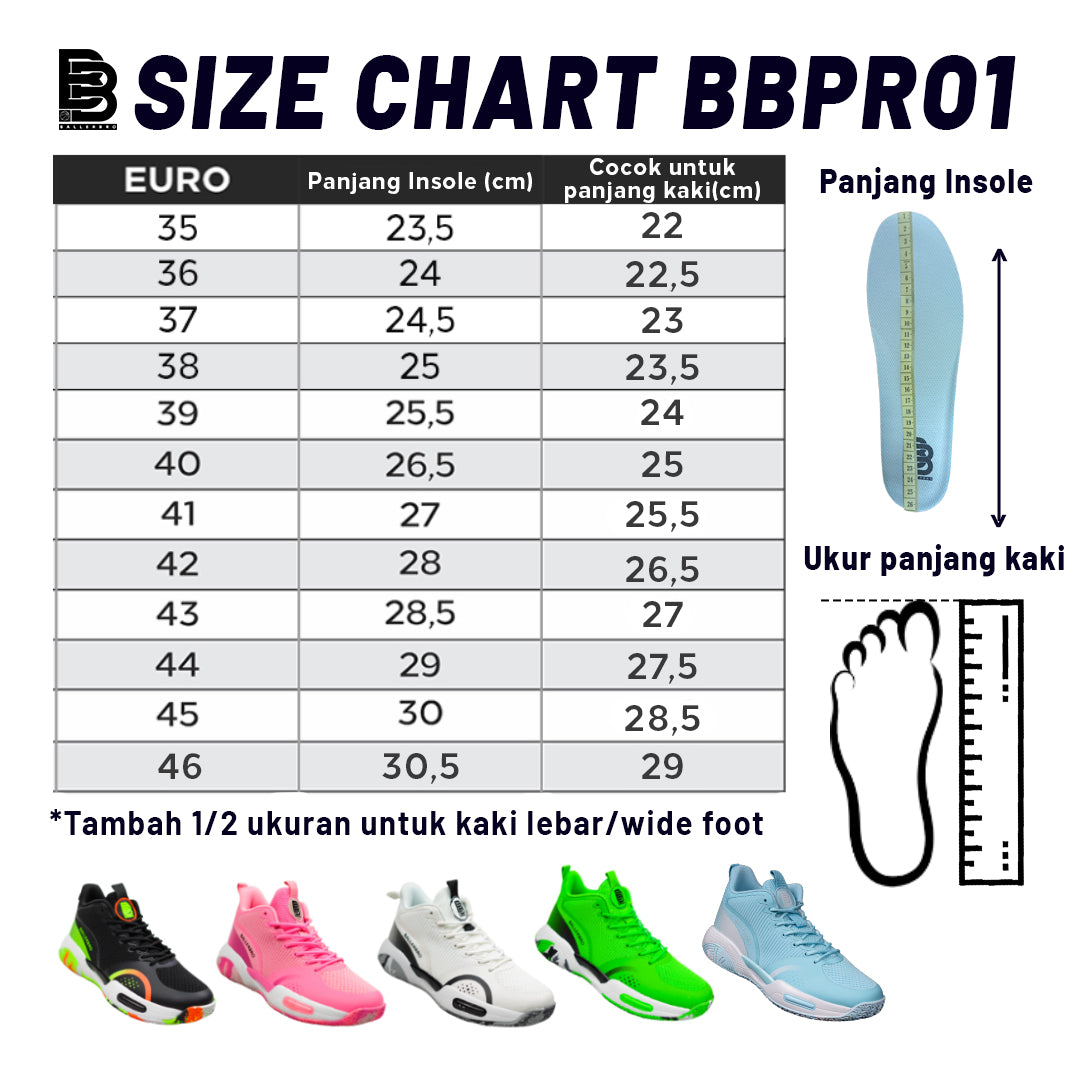 Sepatu Basket Ballerbro BB PRO 1